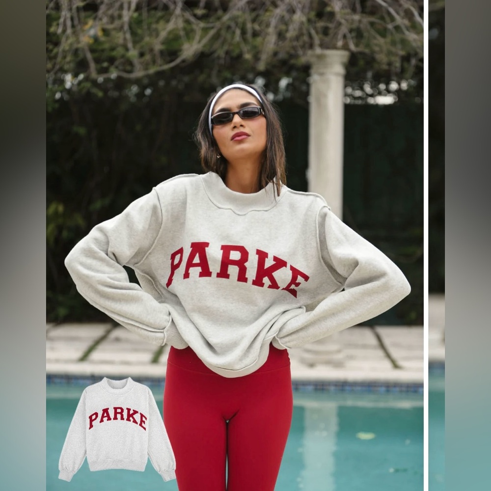 Set x Parke Reversible Varsity Mockneck Sweatshirt